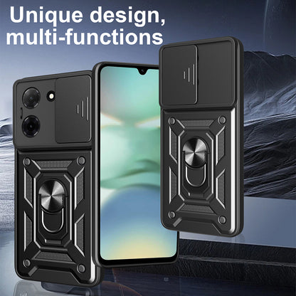 Case for Oppo A6 4G, Techsuit, CamShield, Black
