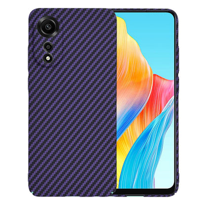Case for Oppo A78 4G, Techsuit, Carbonite FiberShell, Purple