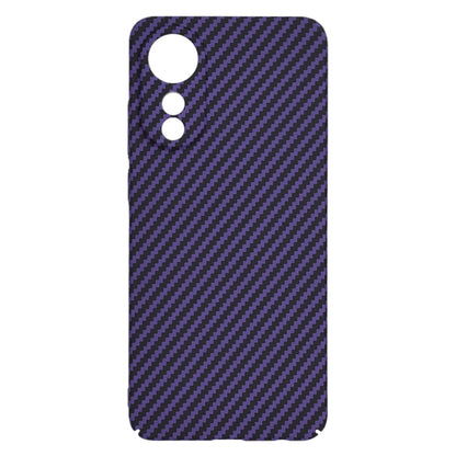 Case for Oppo A78 4G, Techsuit, Carbonite FiberShell, Purple