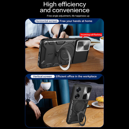 Case for Oppo A98, Techsuit, CamGuard Pro, Black
