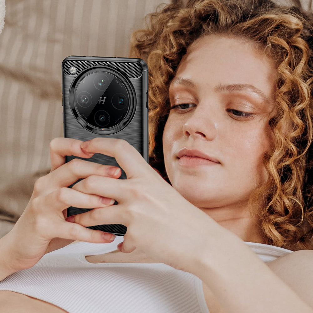 Case for Oppo Find X8 Pro, Techsuit, Carbon, Black