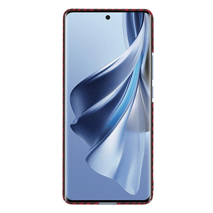 Case for Oppo Reno10 / Reno10 Pro, Techsuit, Carbonite FiberShell, Red