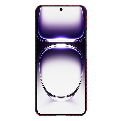 Case for Oppo Reno12, Techsuit, Carbonite FiberShell, Red