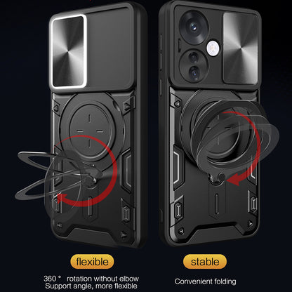 Case for Oppo Reno13 FS 5G / Reno13 F 4G / Reno13 F, Techsuit, CamGuard Pro, Rose Gold