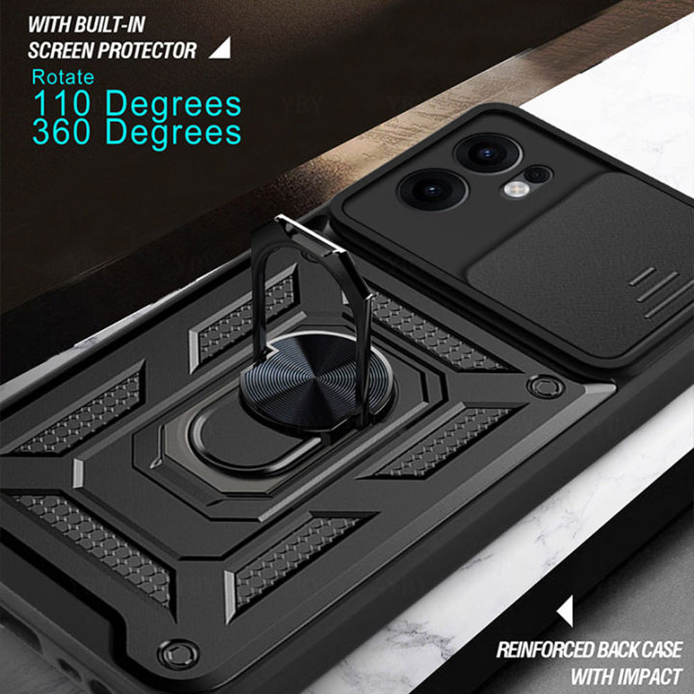 Case for Oppo Reno13 FS 5G / Reno13 F 4G / Reno13 F, Techsuit, CamShield, Green