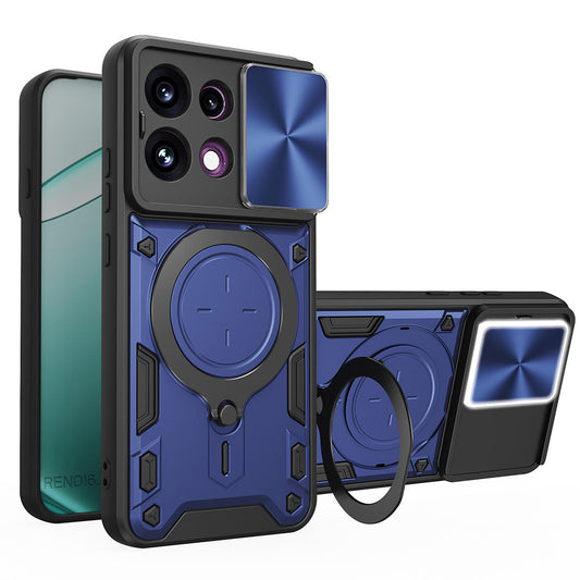 Case for Oppo Reno16 F / Reno16 FS, Techsuit, CamGuard Pro, Blue