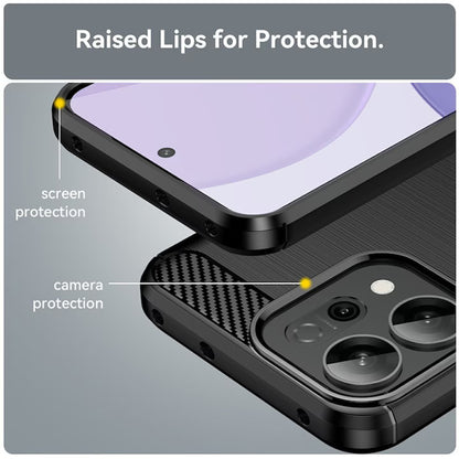 Case for Oppo Reno16 F / Reno16 FS, Techsuit, Carbon, Black
