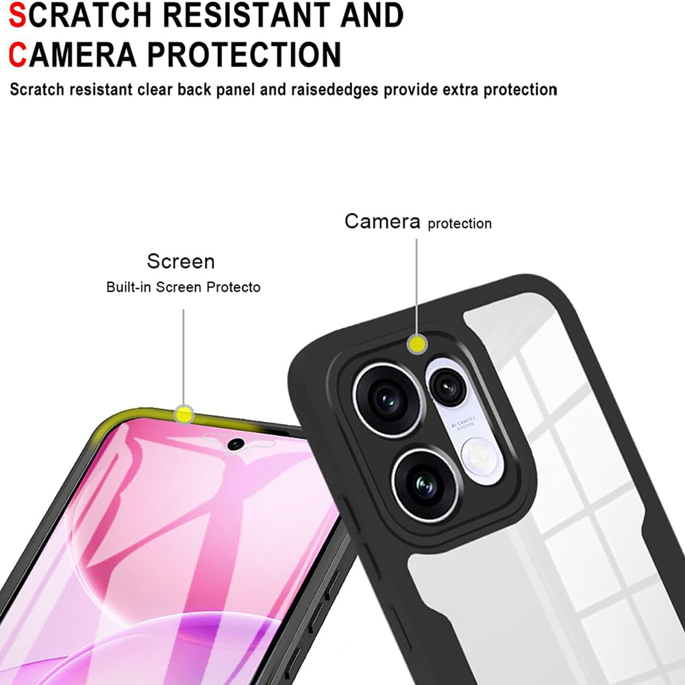 Case for Oppo Reno16 F / Reno16 FS, Techsuit, ColorVerse 360, Black