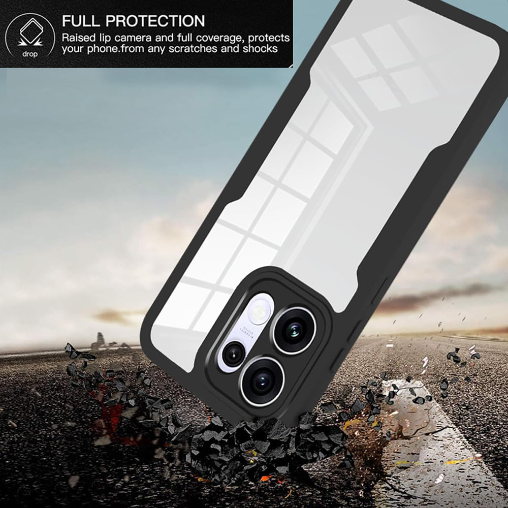 Case for Oppo Reno16 F / Reno16 FS, Techsuit, ColorVerse 360, Black