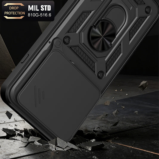 Case for Oppo Reno16 / Reno16 Pro, Techsuit, CamShield, Black
