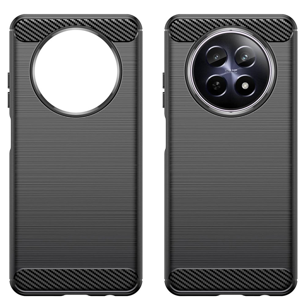 Case for Realme 12, Techsuit, Carbon, Blue