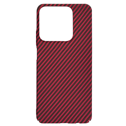 Case for Realme C63 / C61, Techsuit, Carbonite FiberShell, Red