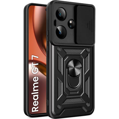Case for Realme GT 7, Techsuit, CamShield, Black