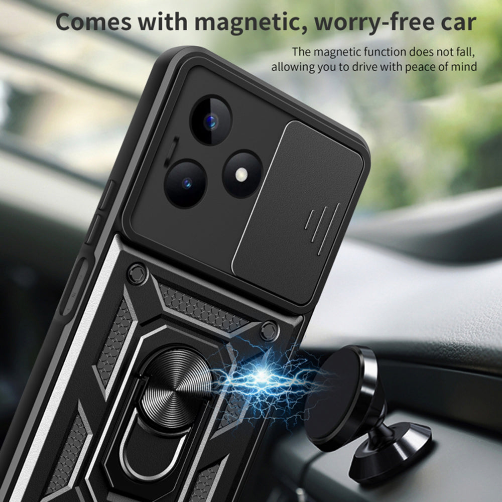 Case for Realme Note 50 / C51, Techsuit, CamShield, Black