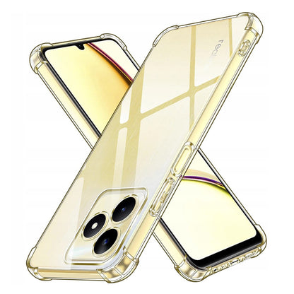Case for Realme Note 50 / C51, Techsuit, Shockproof Clear, Transparent