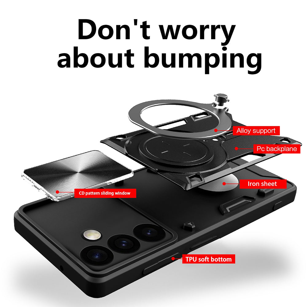 Case for Realme Note 70T, Techsuit, CamGuard Pro, Black