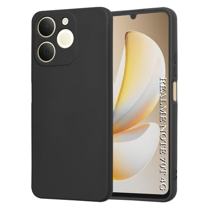 Case for Realme Note 70T, Techsuit, SoftFlex, Black