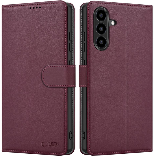 Case for Samsung Galaxy A57 5G, Tech-Protect, Wallet, Purple