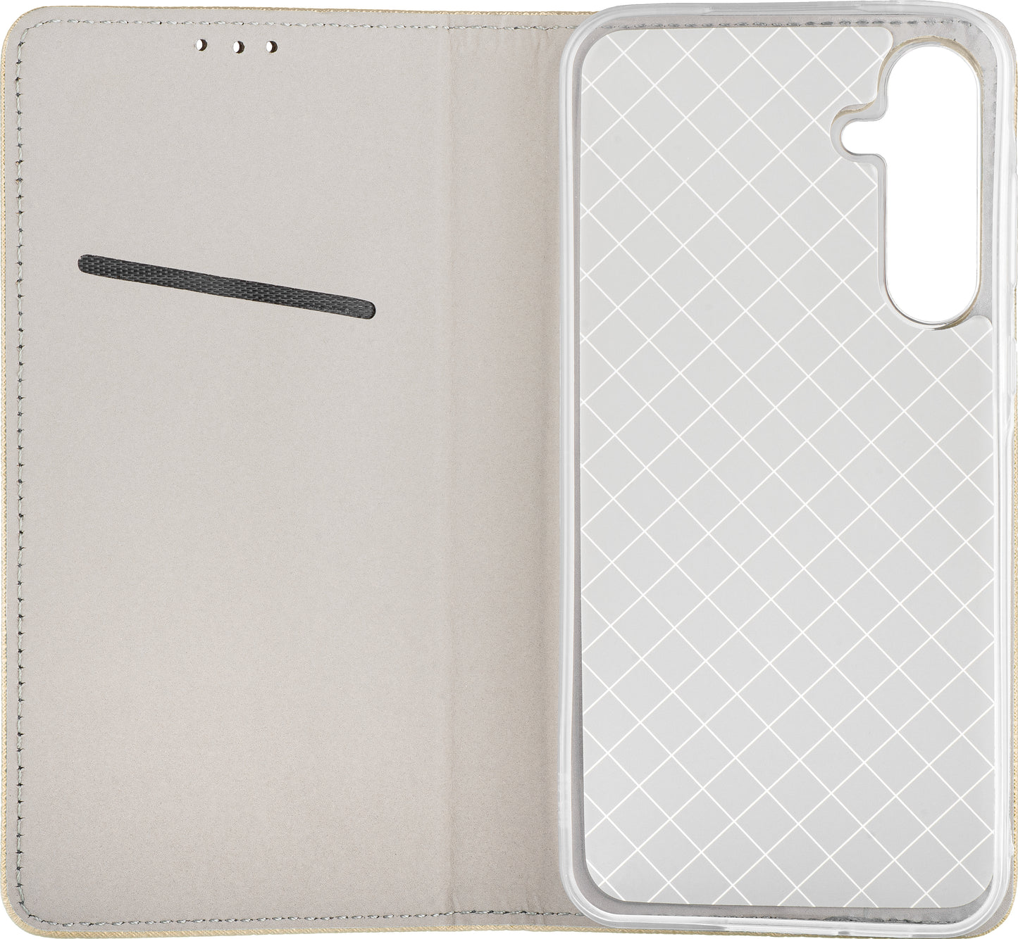 Case for Samsung Galaxy A14 A145 / A14 5G A146, OEM, Smart Magnet, Gold