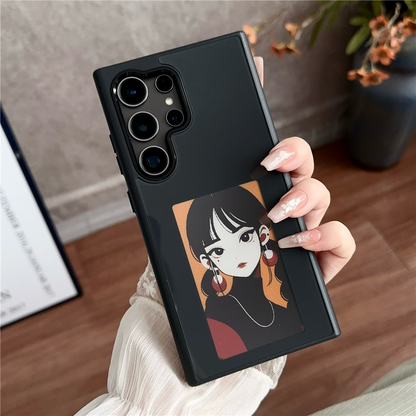 Case for Samsung Galaxy S23 Ultra S918, OEM, Customized E-Ink Display, Black