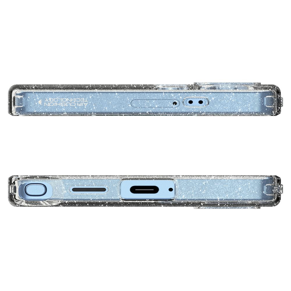 Case for Samsung Galaxy S25 Ultra S938, Spigen, Liquid Crystal Glitter, Transparent ACS08950