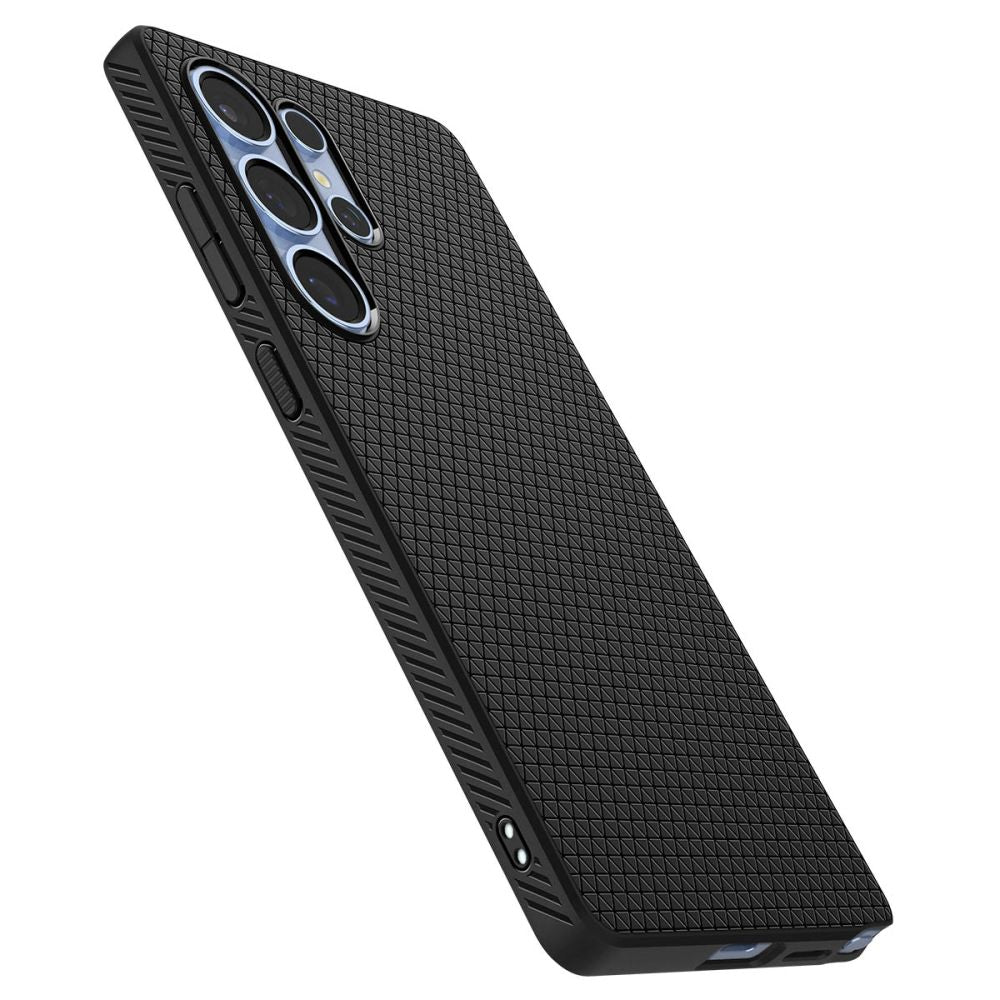 Case for Samsung Galaxy S25 Ultra S938, Spigen, Liquid Air, Black ACS08953