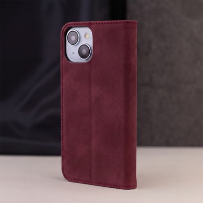 Case for Samsung Galaxy A18 5G A186 / A17 4G A175 / A17 5G A176 / A26 A266, OEM, Smart Suede, Burgundy
