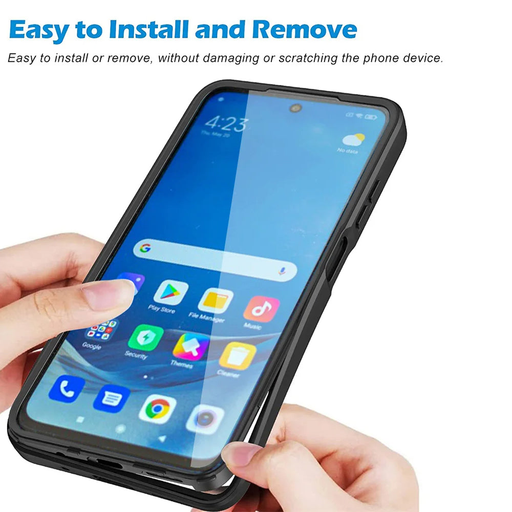 Case for Samsung Galaxy A12 A125, Techsuit, ColorVerse 360, Black