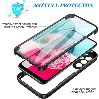 Case for Samsung Galaxy A14 A145 / A14 5G A146, Techsuit, ColorVerse 360, Blue