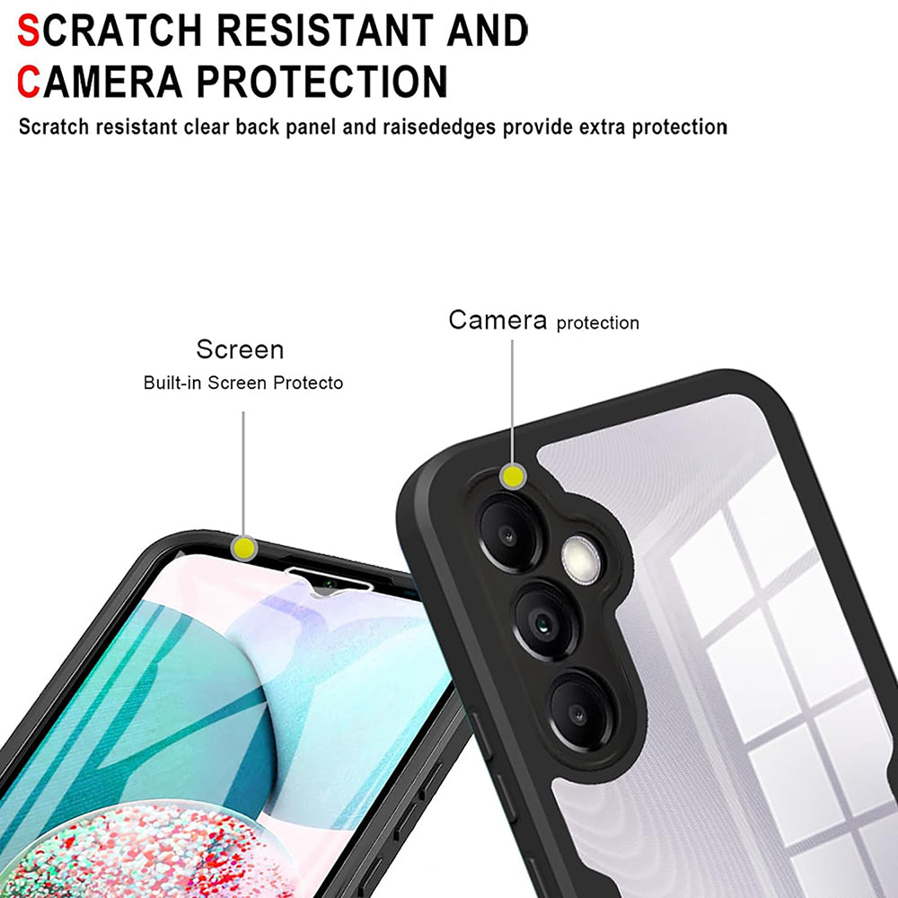 Case for Samsung Galaxy A14 A145 / A14 5G A146, Techsuit, ColorVerse 360, Black