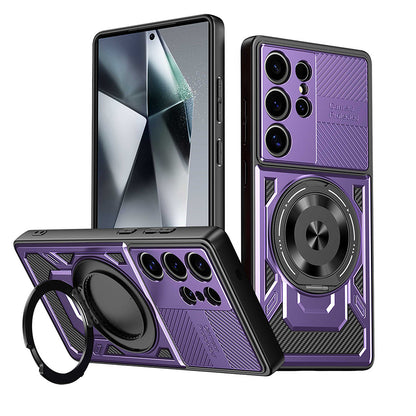 Case for Samsung Galaxy A17 5G, Techsuit, RuggedCam, Purple