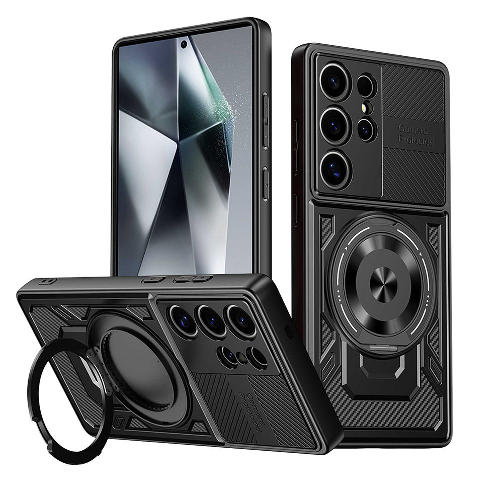 Case for Samsung Galaxy A17 5G, Techsuit, RuggedCam, Black