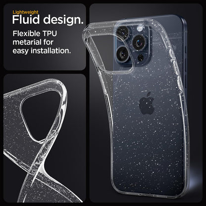 Case for Samsung Galaxy A17 5G, Techsuit, SparkleSkin, Transparent