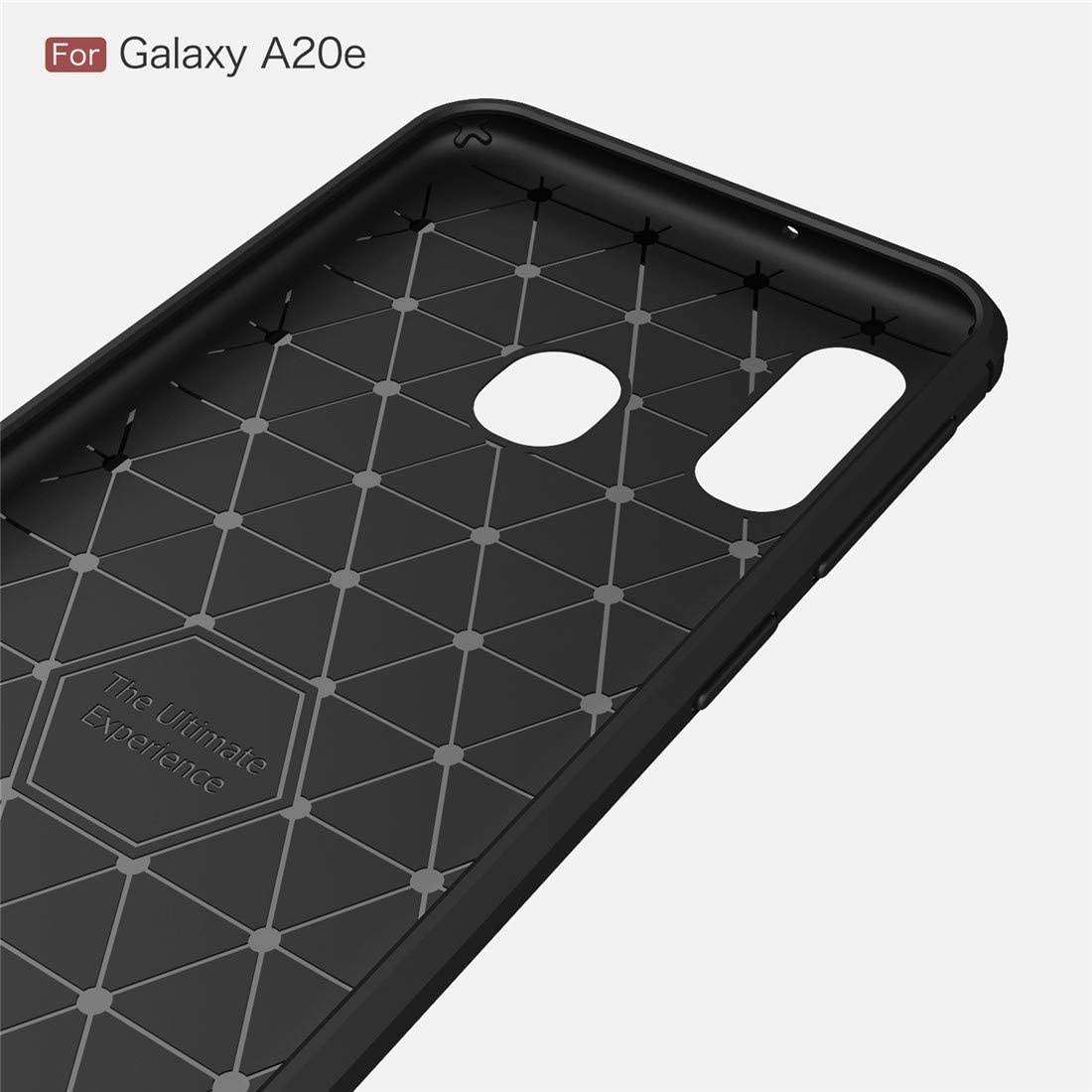 Case for Samsung Galaxy A20e A202, Techsuit, Carbon, Black
