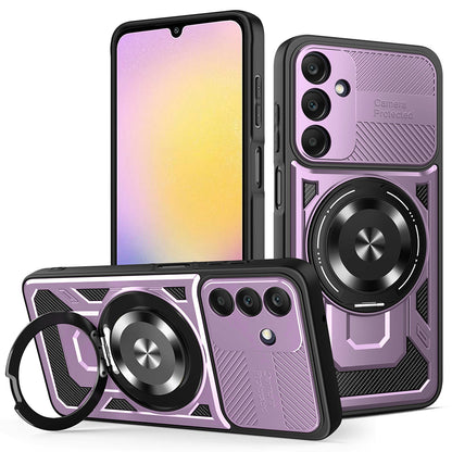 Case for Samsung Galaxy A25 A256, Techsuit, RuggedCam, Purple