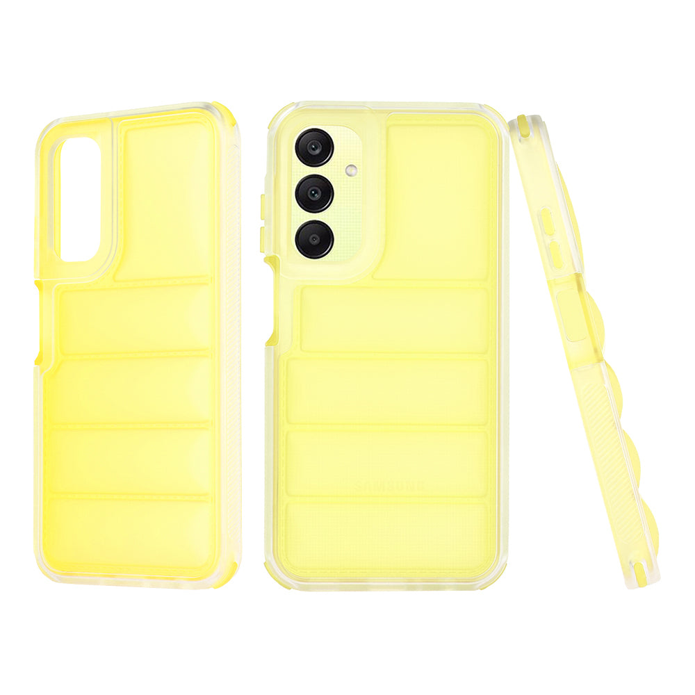 Case for Samsung Galaxy A25 A256, Techsuit, Wave Shield, Yellow