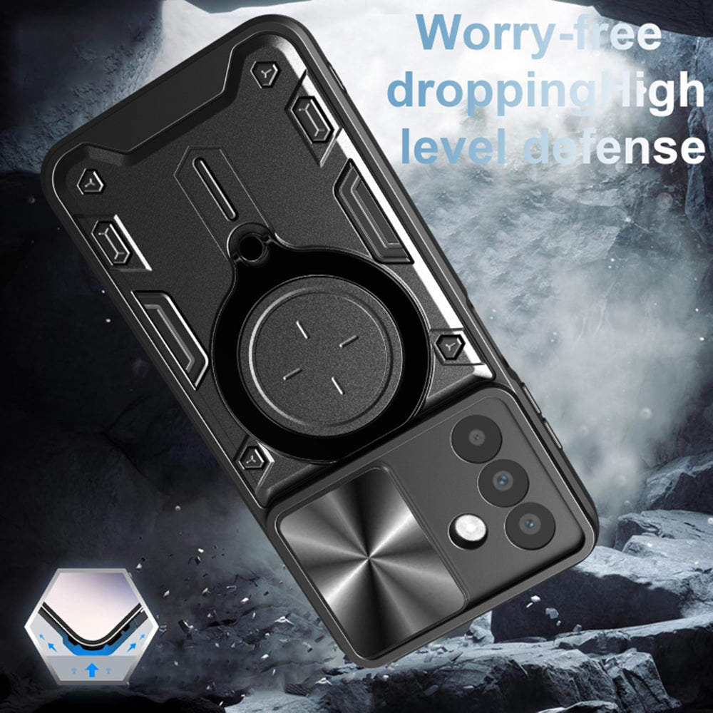 Case for Samsung Galaxy A26 A266, Techsuit, CamGuard Pro, Black