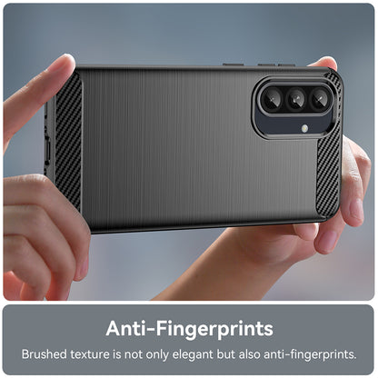 Case for Samsung Galaxy A26 A266, Techsuit, Carbon, Black