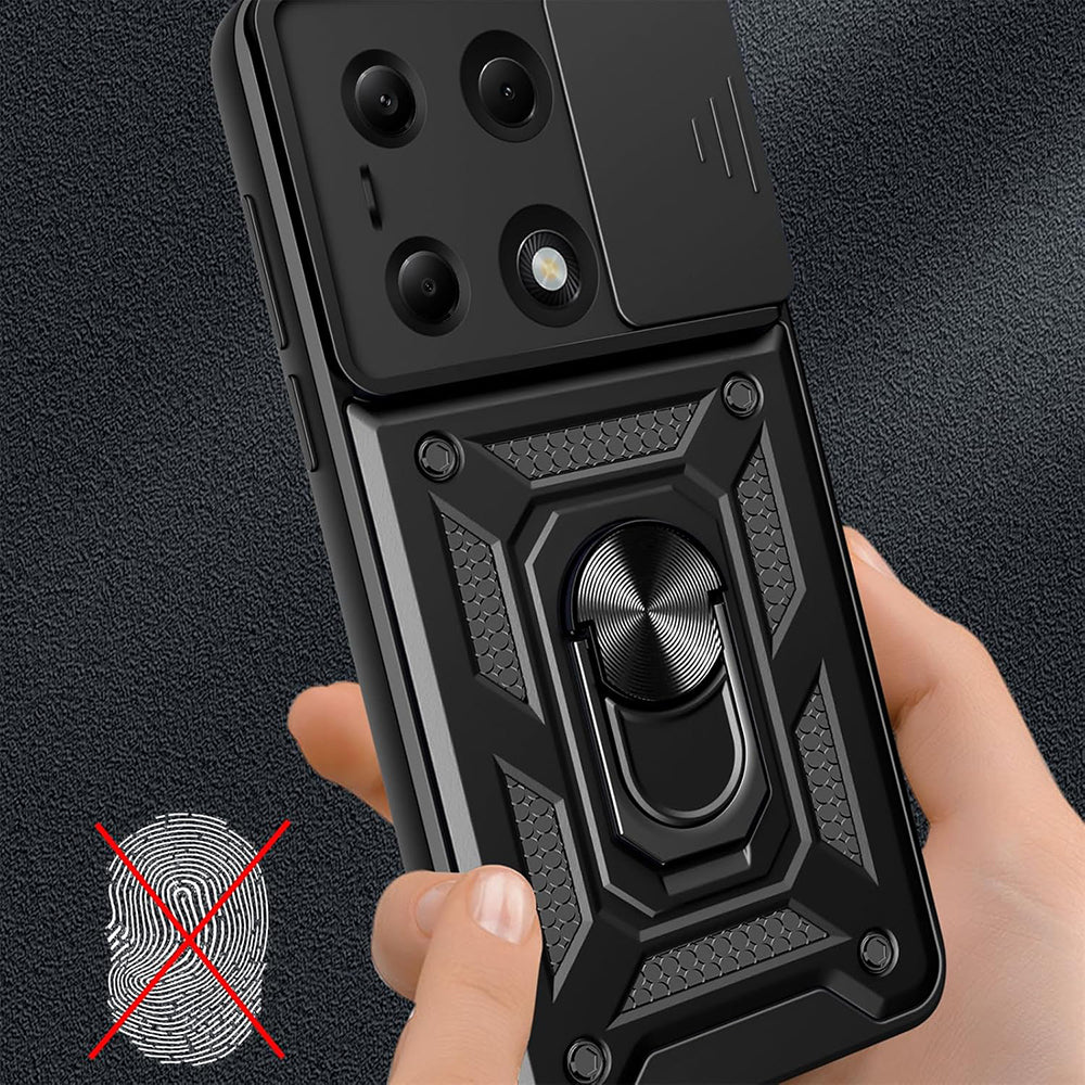 Case for Samsung Galaxy A36 A366, Techsuit, CamShield, Green