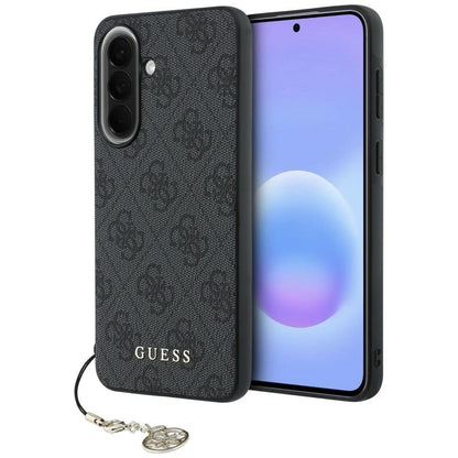Case for Samsung Galaxy A37 5G, Guess, 4G Classic Logo Charm, Black