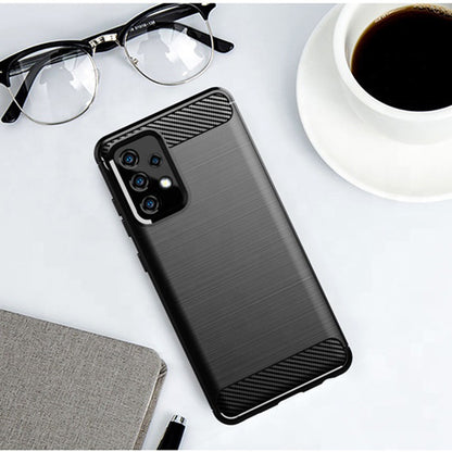 Case for Samsung Galaxy A52s 5G A528 / A52 5G A526 / A52 A525, Techsuit, Carbon, Black