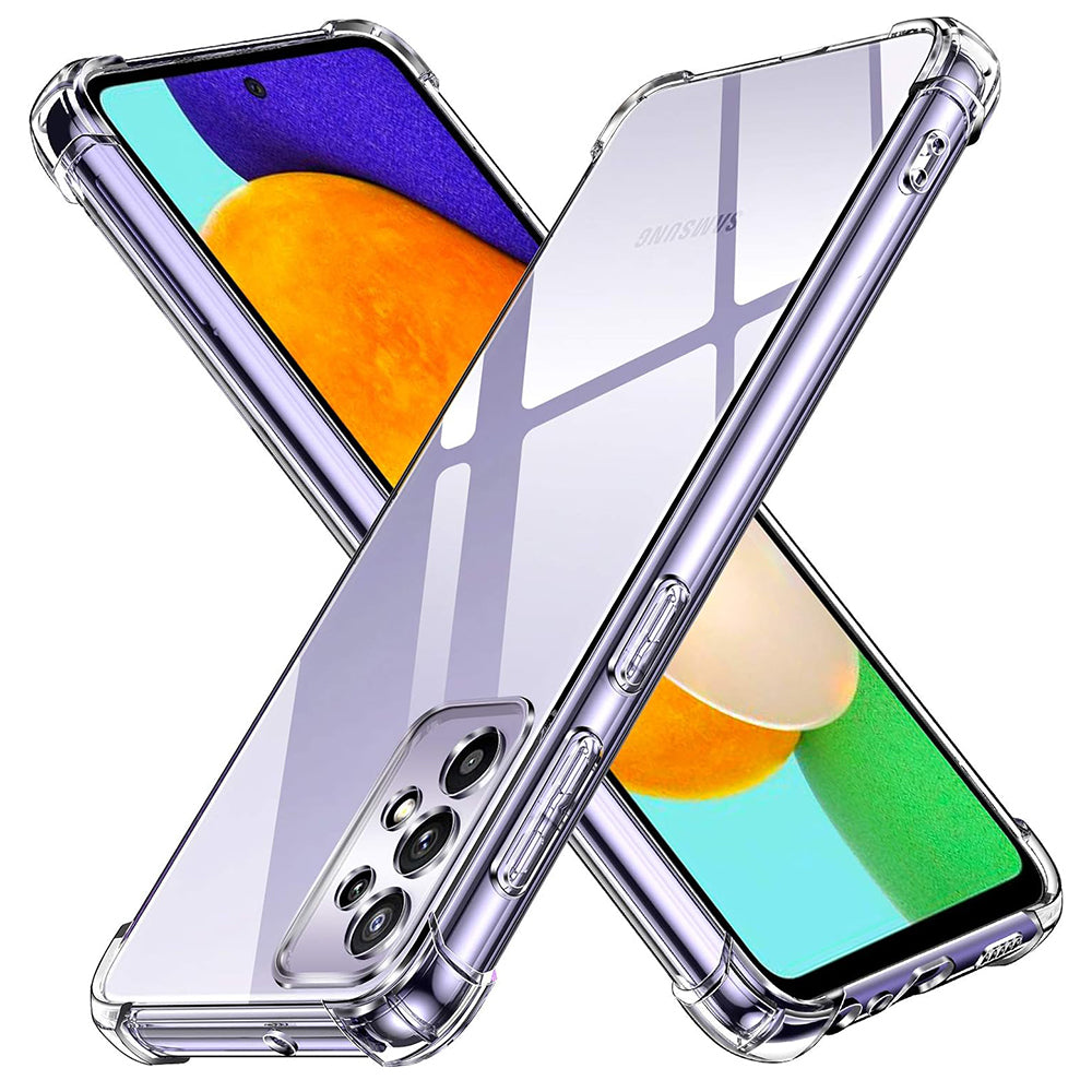 Case for Samsung Galaxy A52s 5G A528 / A52 5G A526 / A52 A525, Techsuit, Shockproof Clear, Transparent