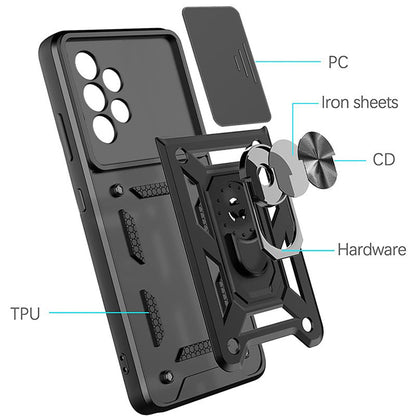 Case for Samsung Galaxy A53 5G A536, Techsuit, CamShield, Black