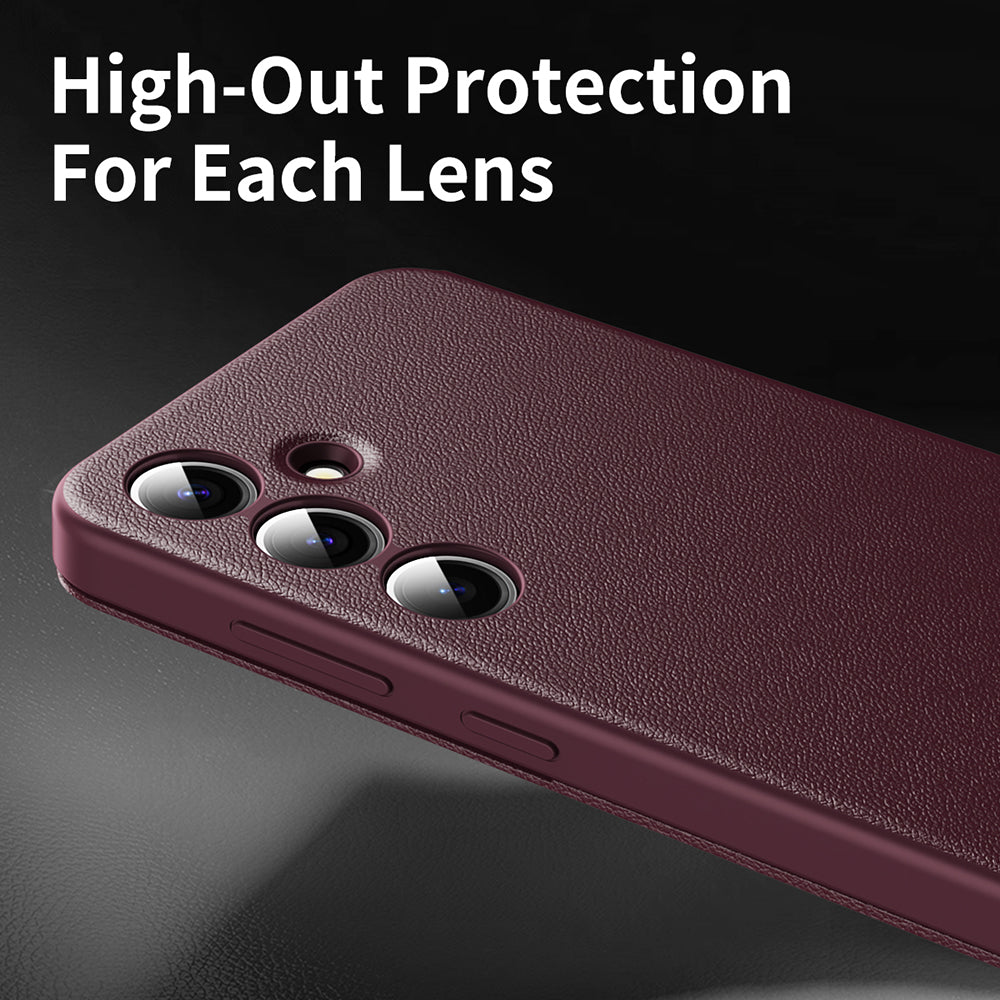 Case for Samsung Galaxy A56 A566, Techsuit, SmartView, Red