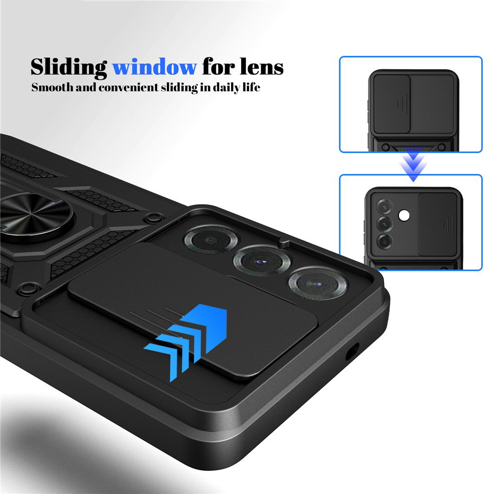 Case for Samsung Galaxy A57 5G, Techsuit, CamShield, Rose Gold