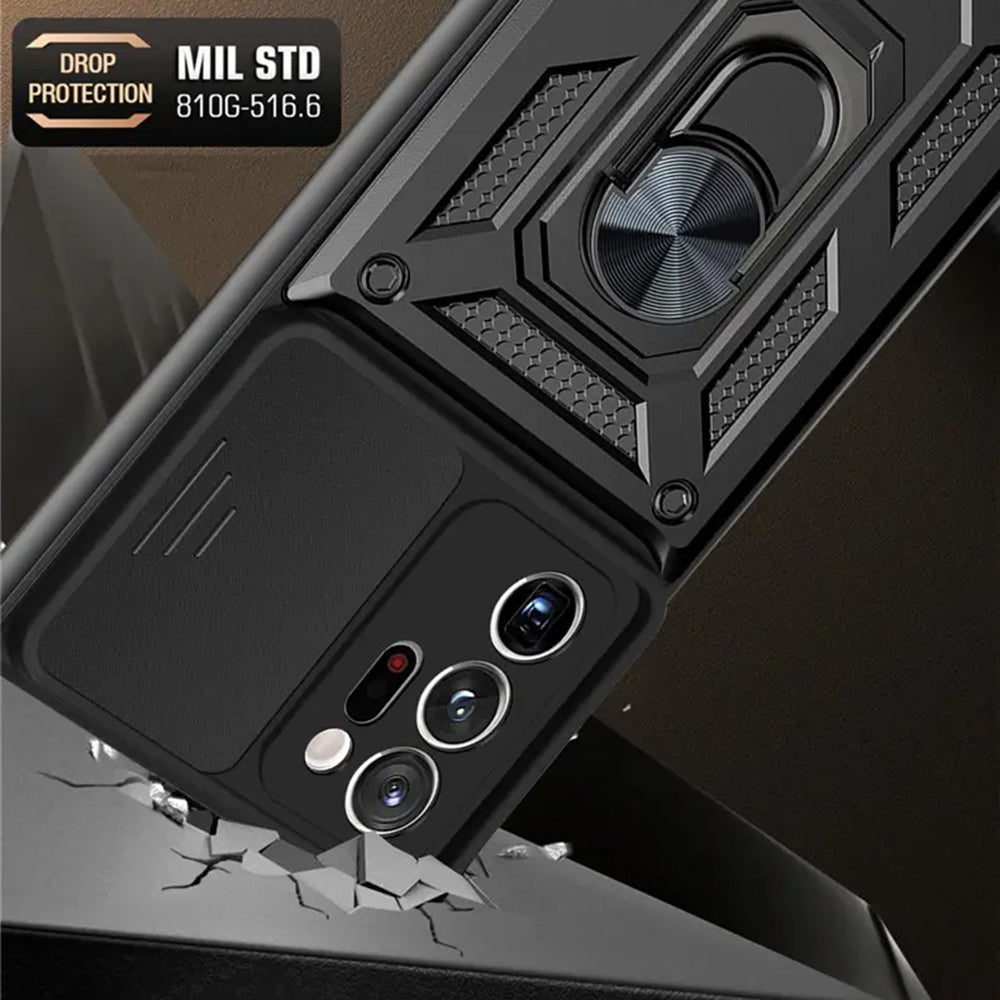 Case for Samsung Galaxy Note 20 Ultra 5G N986 / Note 20 Ultra N985, Techsuit, CamShield, Black