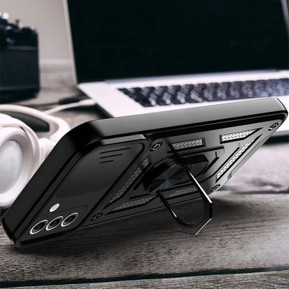 Case for Samsung Galaxy S21+ 5G G996, Techsuit, CamShield, Black