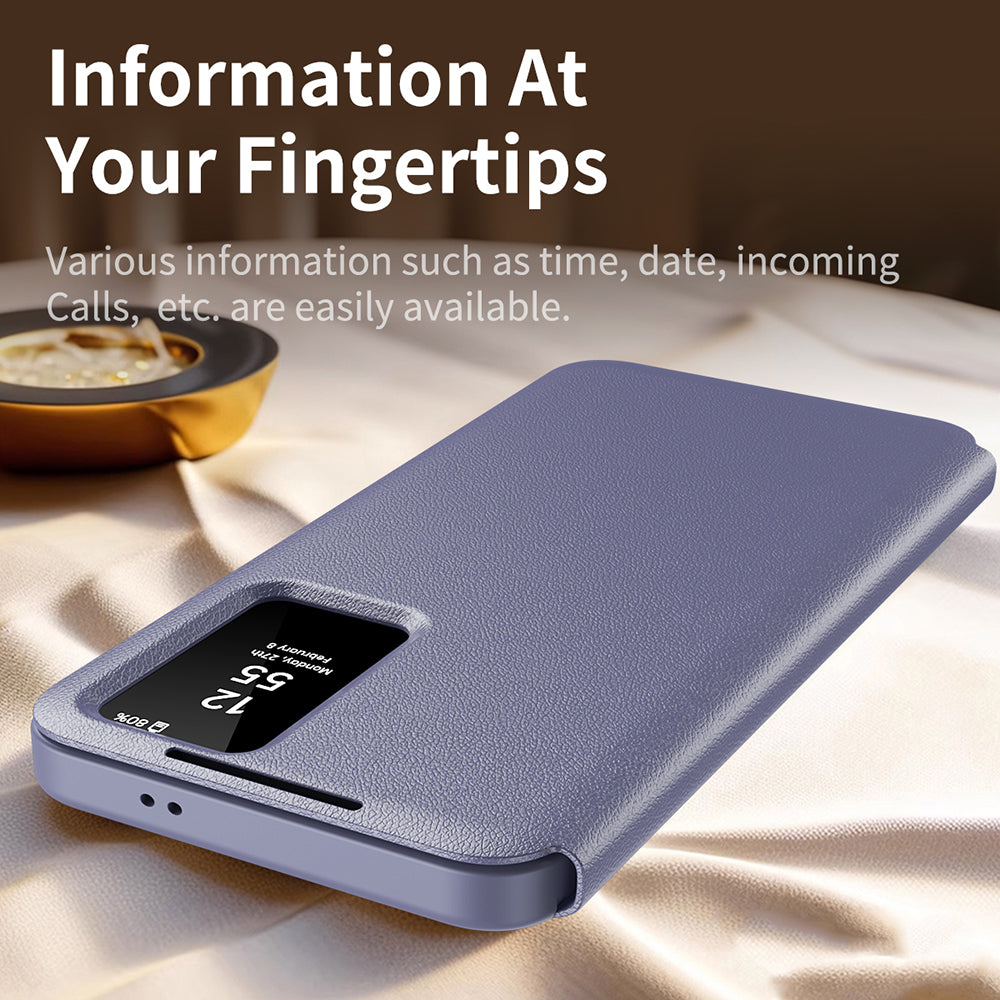 Case for Samsung Galaxy S22+ 5G S906, Techsuit, SmartView, Purple