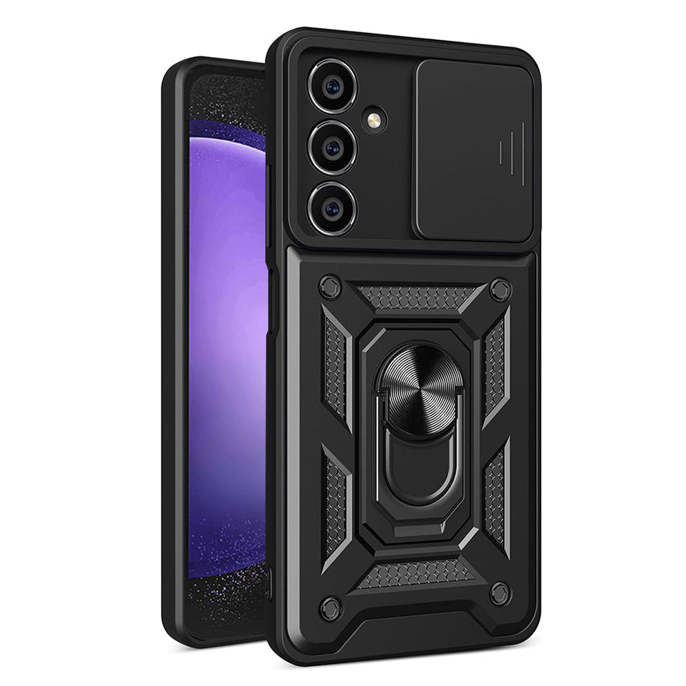 Case for Samsung Galaxy S23 FE S711, Techsuit, CamShield, Black
