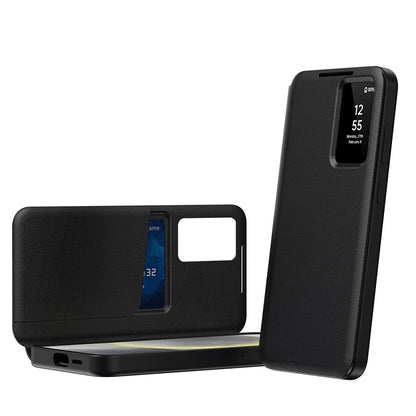 Case for Samsung Galaxy S23 FE S711, Techsuit, SmartView, Black
